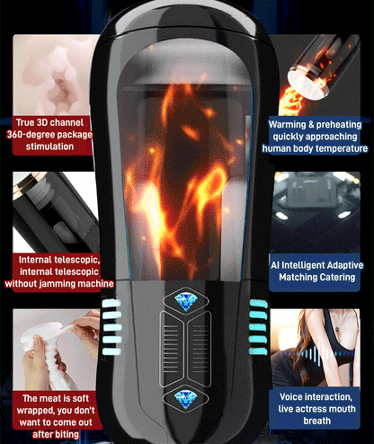 😘【Discreet Delivery】 Fully automatic, hands-free retractable relaxation cup
