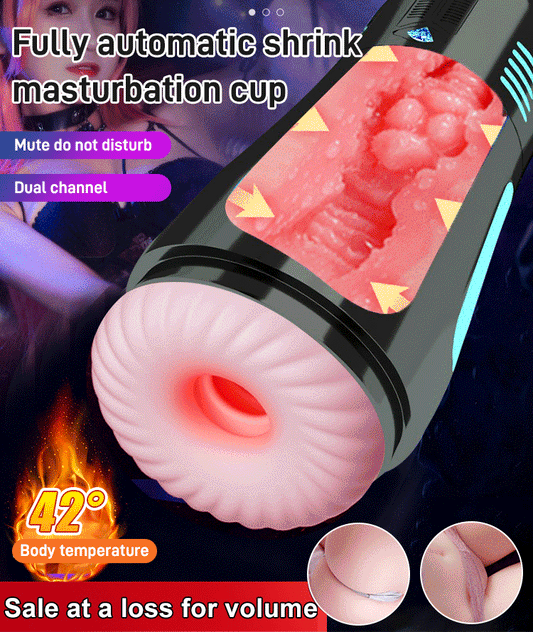 😘【Discreet Delivery】 Fully automatic, hands-free retractable relaxation cup